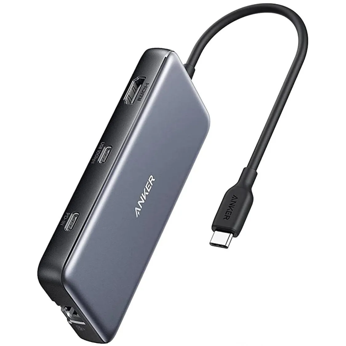 USB-хаб Anker USB-C 8-в-1 Black (A83830A2) - зображення 1