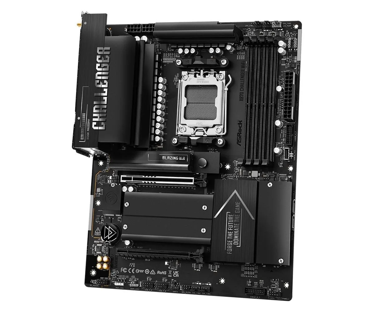 Материнська плата ASRock X870 Challenger WiFi Socket AM5 - мініатюра 3