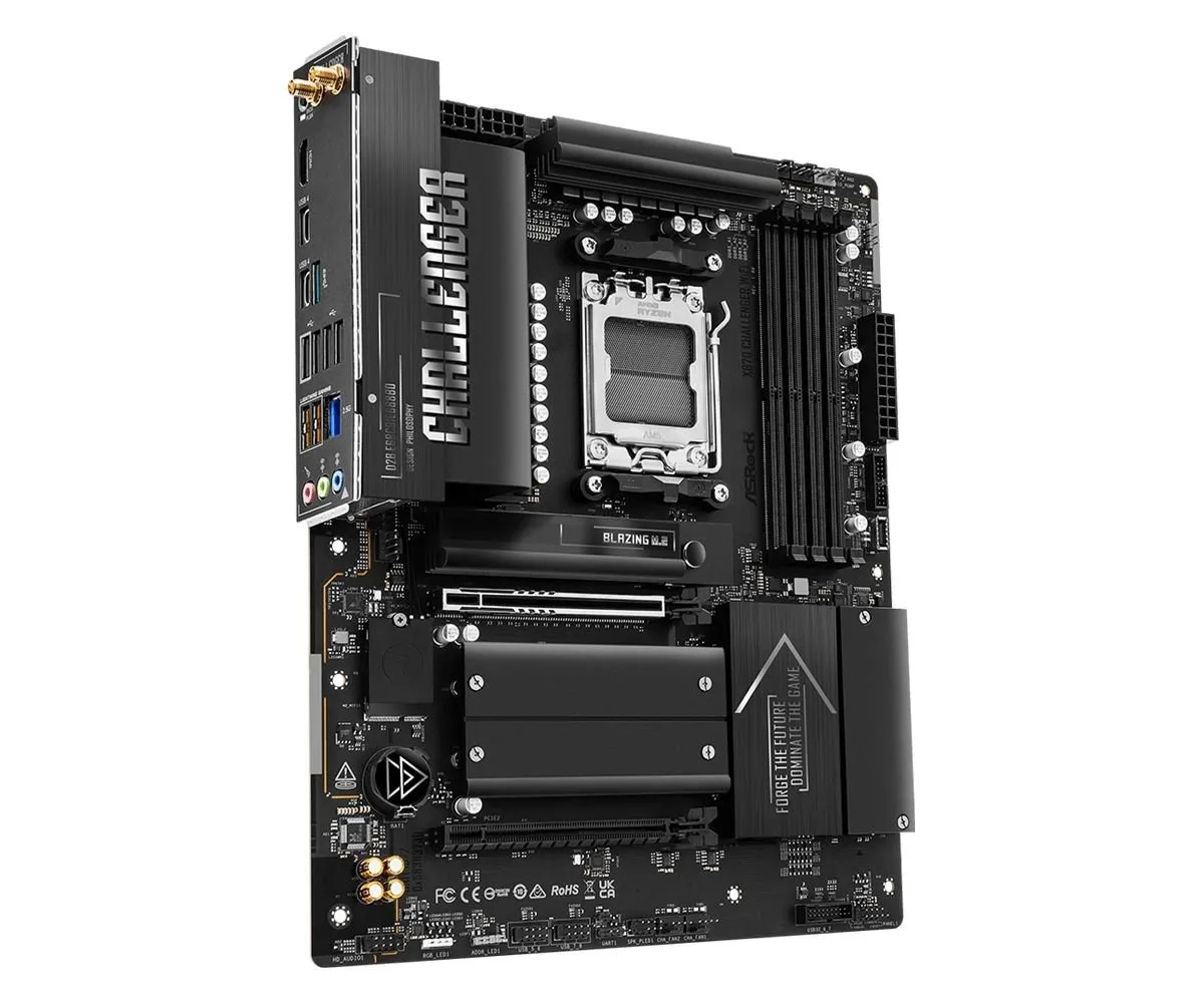 Материнська плата ASRock X870 Challenger WiFi Socket AM5 - мініатюра 4