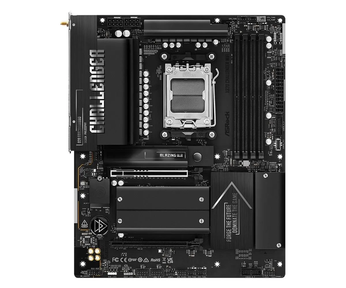 Материнська плата ASRock X870 Challenger WiFi Socket AM5 - мініатюра 5
