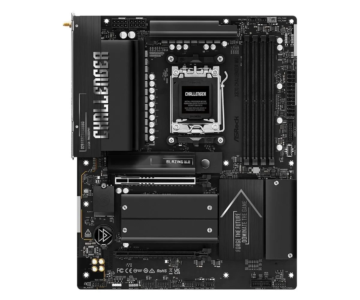 Материнська плата ASRock X870 Challenger WiFi Socket AM5 - мініатюра 6