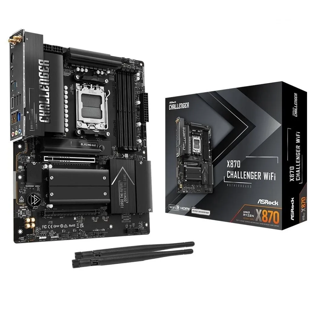 Материнська плата ASRock X870 Challenger WiFi Socket AM5 - мініатюра 7