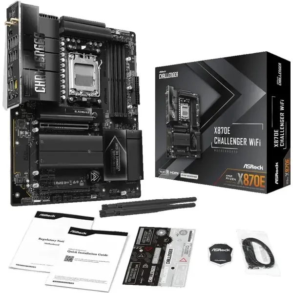 Материнська плата ASRock X870E Challenger WiFi Socket AM5 - зображення 1