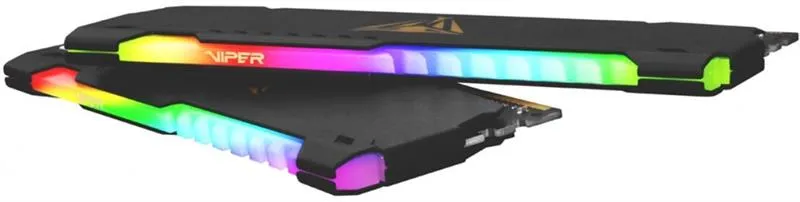 Модуль пам`яті DDR4 2x32GB/3200 Patriot Viper Steel RGB Black (PVSR464G320C8K) - мініатюра 2