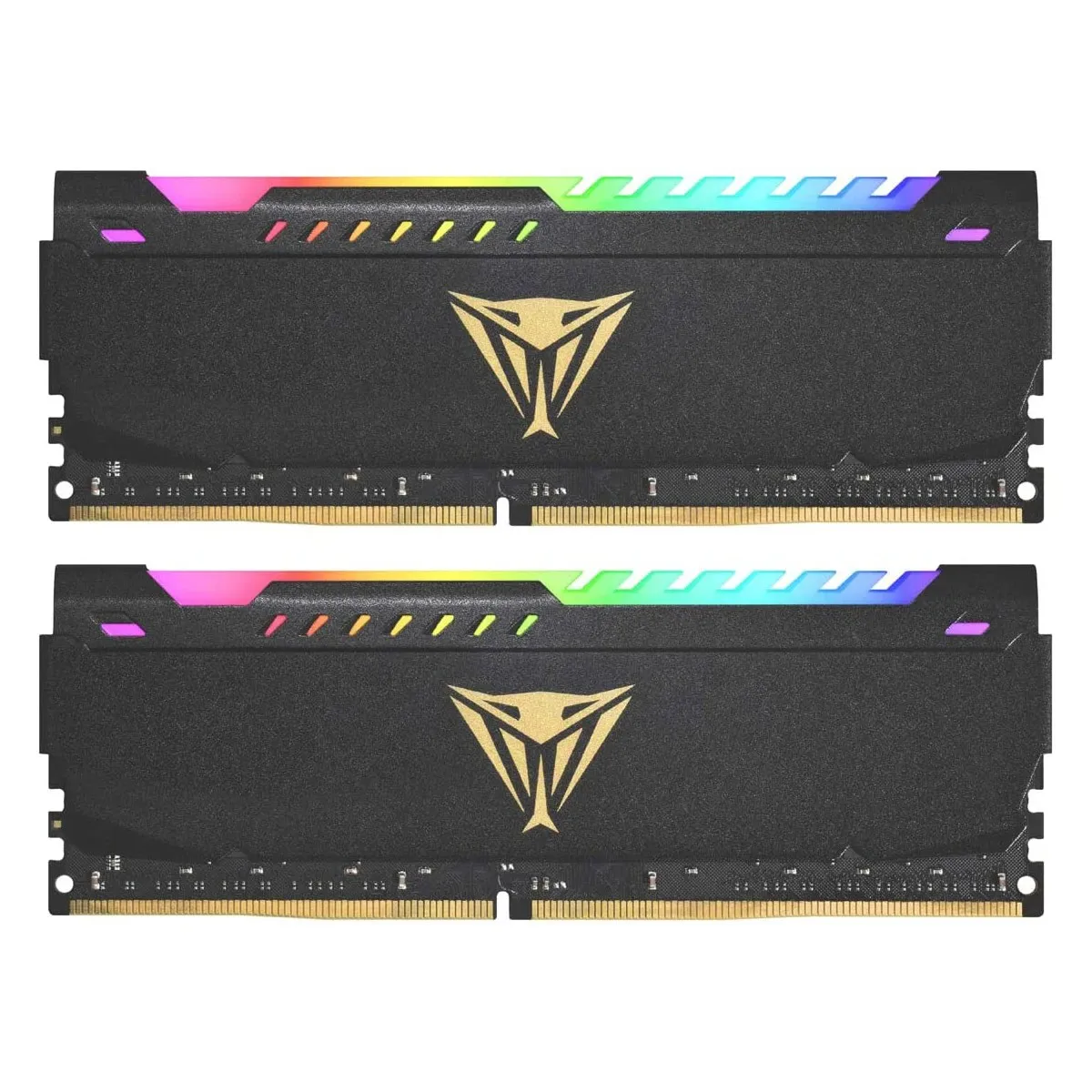 Модуль пам`яті DDR4 2x32GB/3200 Patriot Viper Steel RGB Black (PVSR464G320C8K) - мініатюра 6
