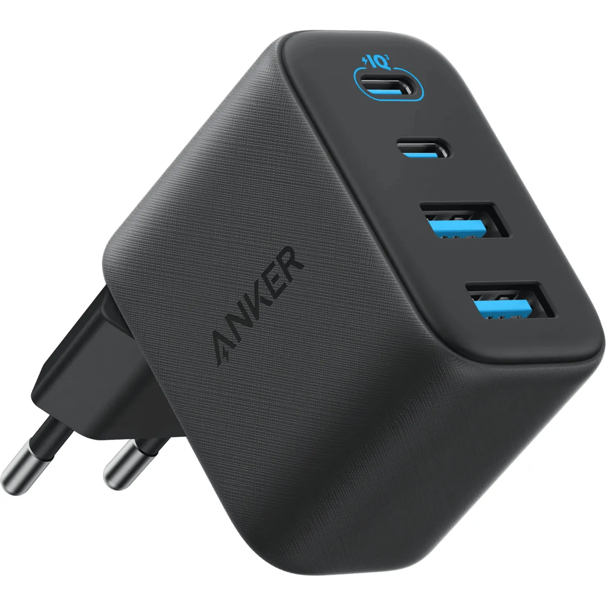 Мережевий зарядний пристрій Anker Zolo Charger 50W, 2xUSB-C, 2xUSB-A, Black (A121EG11) - зображення 1