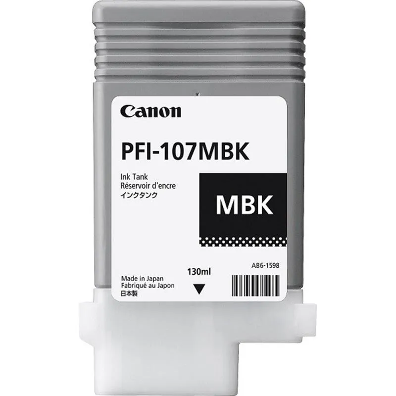 Картридж CANON (PFI-107MBK) iPF500/600/700, Matte Black (6704B009) - зображення 1