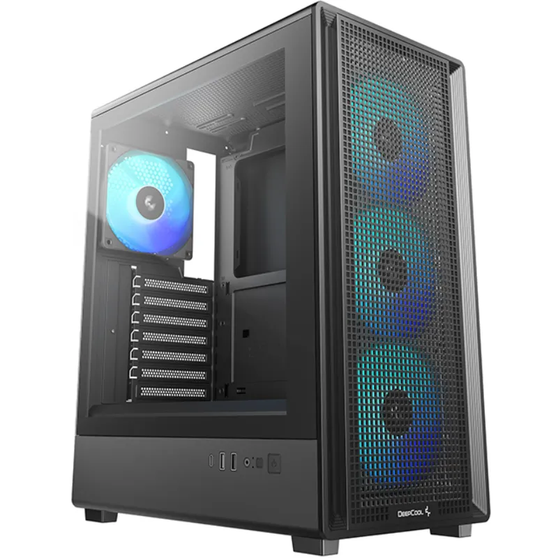 Корпус DeepCool CC550 4F Black (R-CC550BKANA4-G) - зображення 1