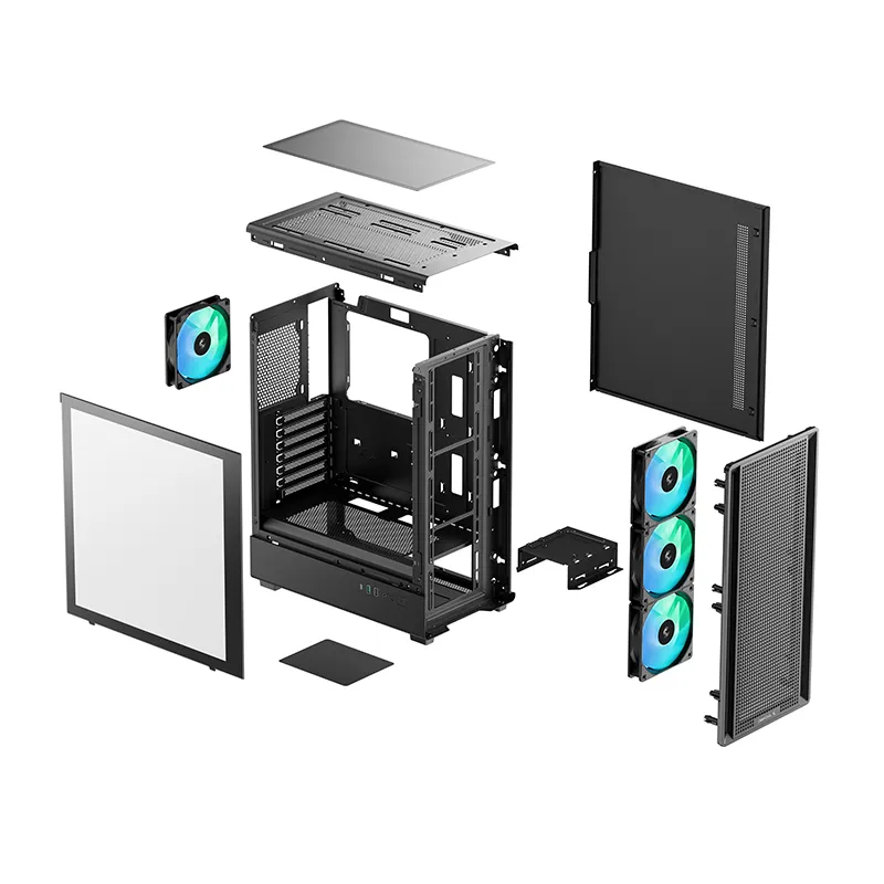 Корпус DeepCool CC550 4F Black (R-CC550BKANA4-G) - мініатюра 11