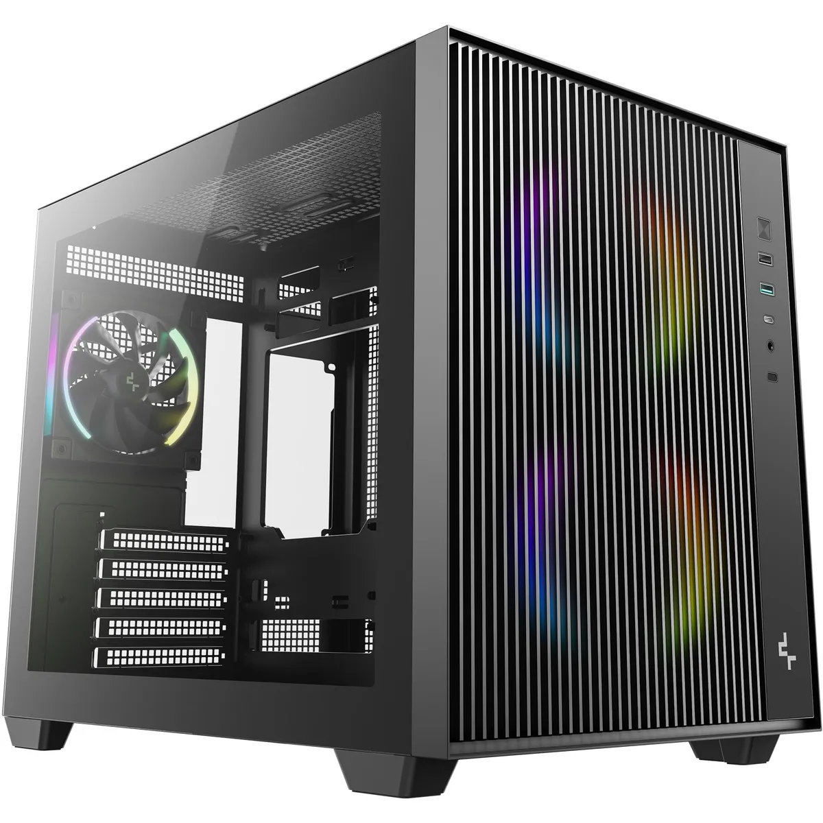 Корпус DeepCool CG330 Mesh 3F Black (R-CG330MESH-BKANM3-G) - зображення 1