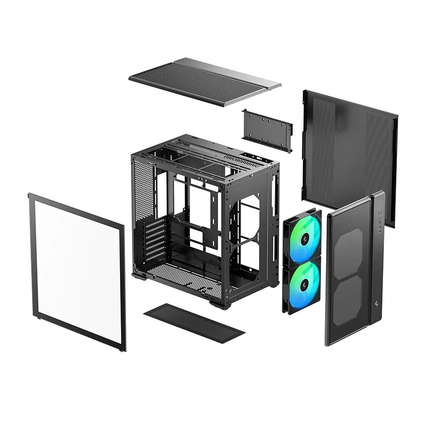 Корпус DeepCool CG590 Mesh 2F Black (R-CG590MESH-BKANA2-G) - мініатюра 11