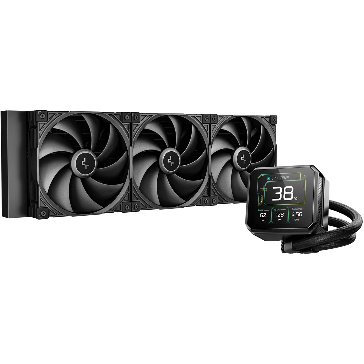 Система водяного охолодження DeepCool Spartacus 420 Black (R-SPT420-BKDSMP-G-1) - зображення 1