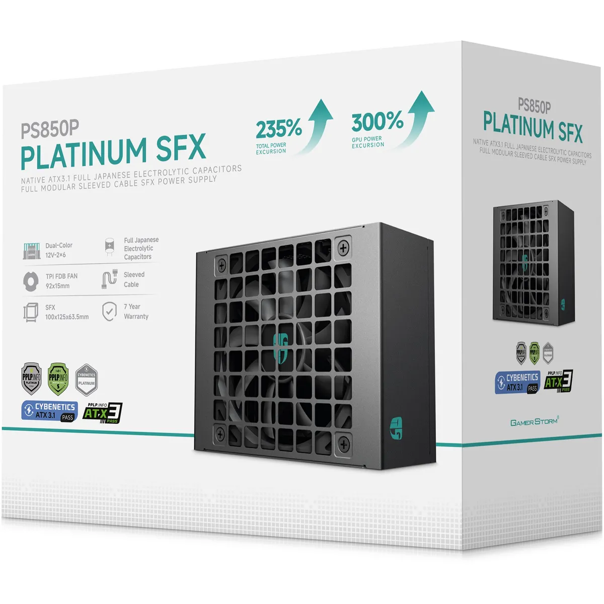 Блок живлення DeepCool GamerStorm PS850P 850W (R-PS850P-FE0B-JGEU) - мініатюра 7