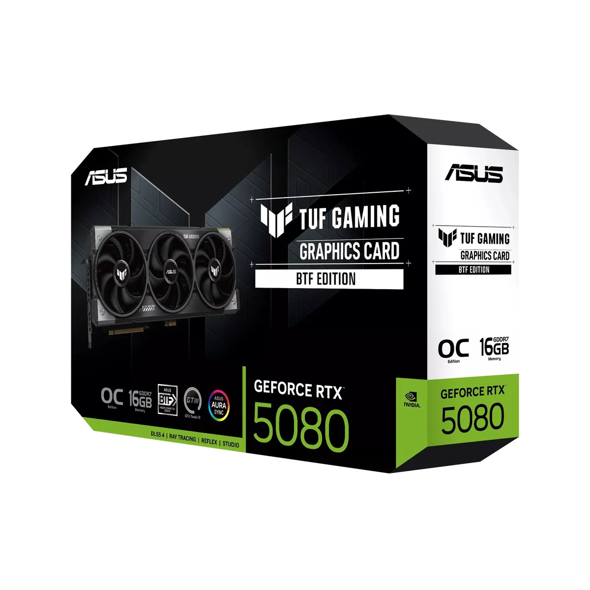 Відеокарта GF RTX 5080 16GB GDDR7 TUF Gaming BTF OC Asus (TUF-RTX5080-O16G-BTF-GAMING) - мініатюра 2