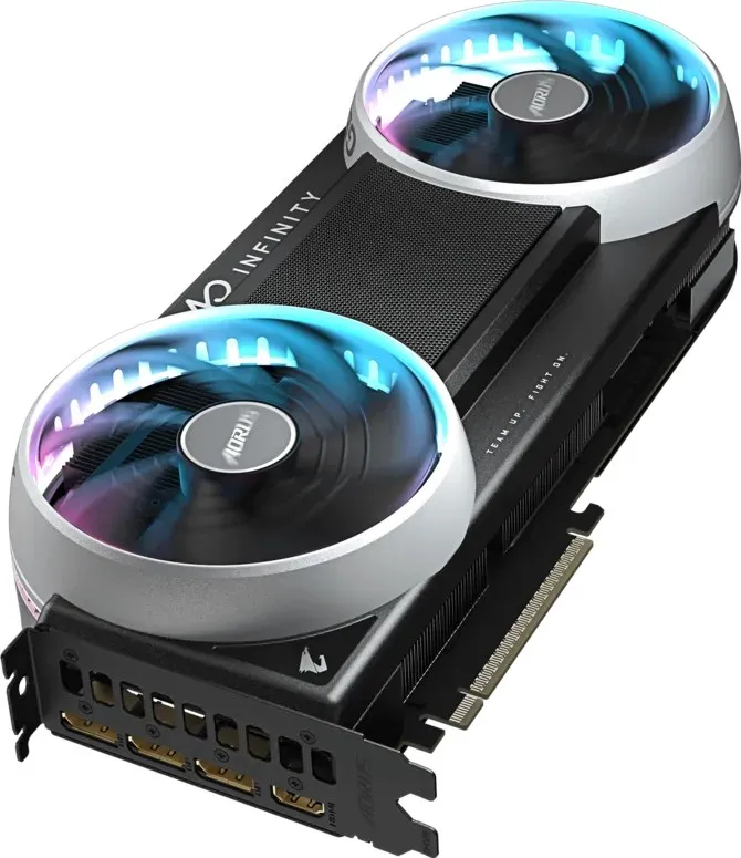 Відеокарта GF RTX 5080 16GB GDDR7 Aorus Infinity Gigabyte (GV-N5080AORUS IF-16GD) - мініатюра 7