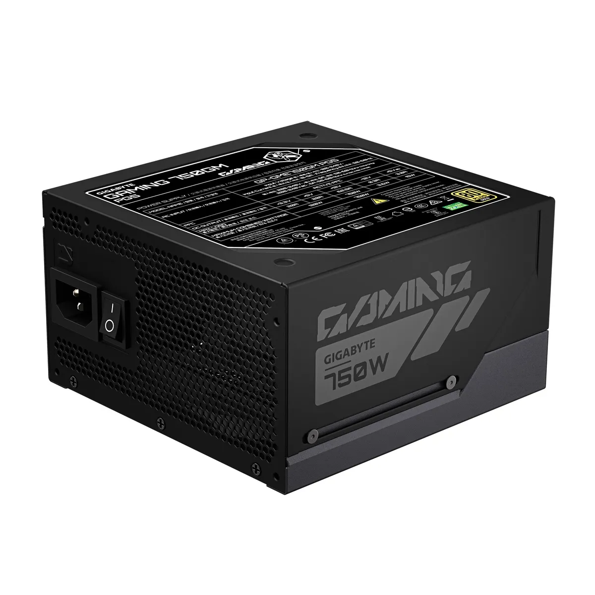 Блок живлення Gigabyte Gaming 750GM PG5 750W (GP-GME750GM PG5) - мініатюра 2