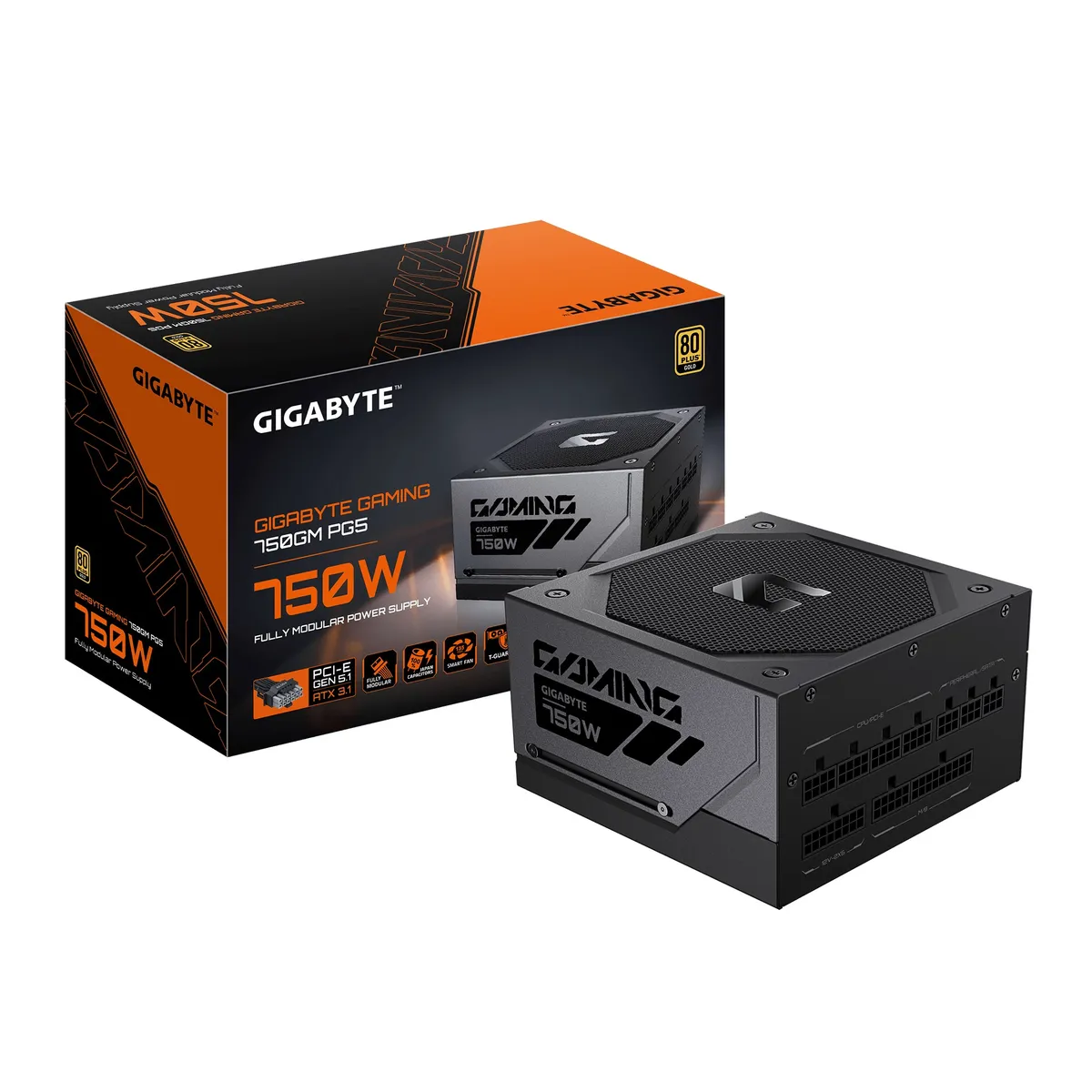 Блок живлення Gigabyte Gaming 750GM PG5 750W (GP-GME750GM PG5) - мініатюра 7