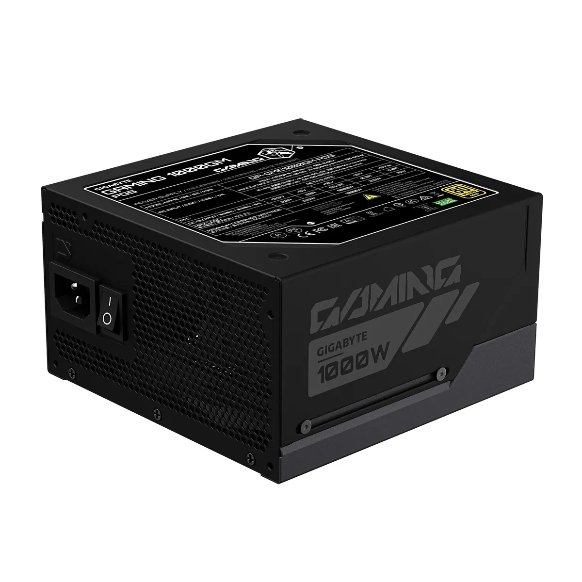 Блок живлення Gigabyte Gaming 1000GM PG5 1000W (GP-GME1000GM PG5) - мініатюра 3