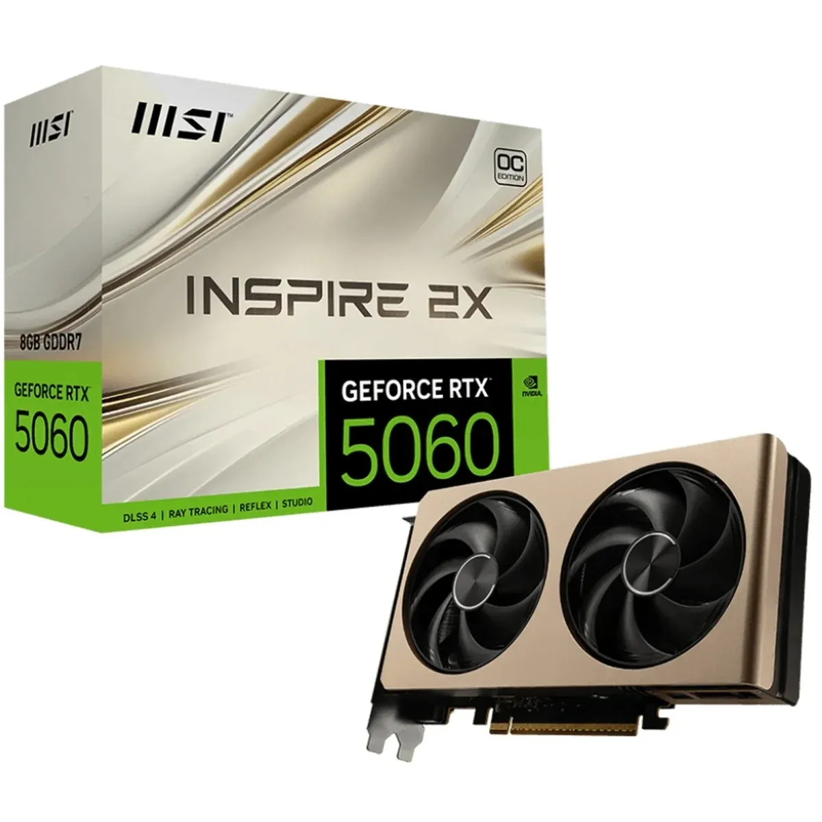 Відеокарта MSI Nvidia GeForce RTX 5060 INSPIRE 2X OC 8GB (G506-8I2C) - мініатюра 5
