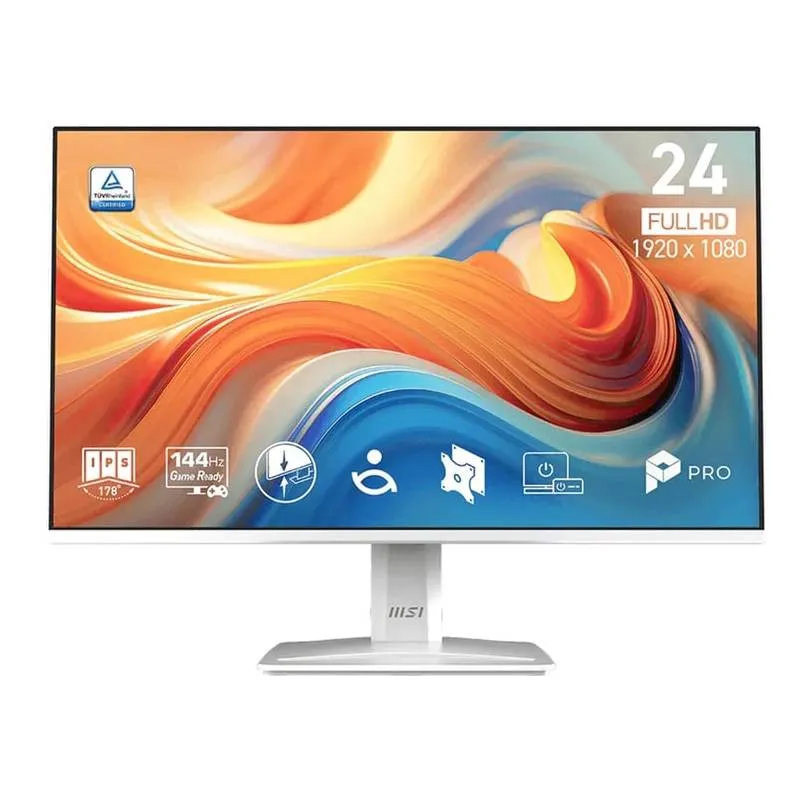 Монітор MSI 24" PRO MP243W E14 IPS White 144Hz