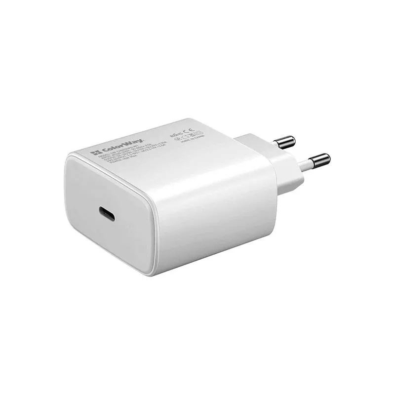 Мережевий зарядний пристрій ColorWay Power Delivery Port PPS (1USB-Cx3A) (45W) White (CW-CHS034PD-WT) - мініатюра 6