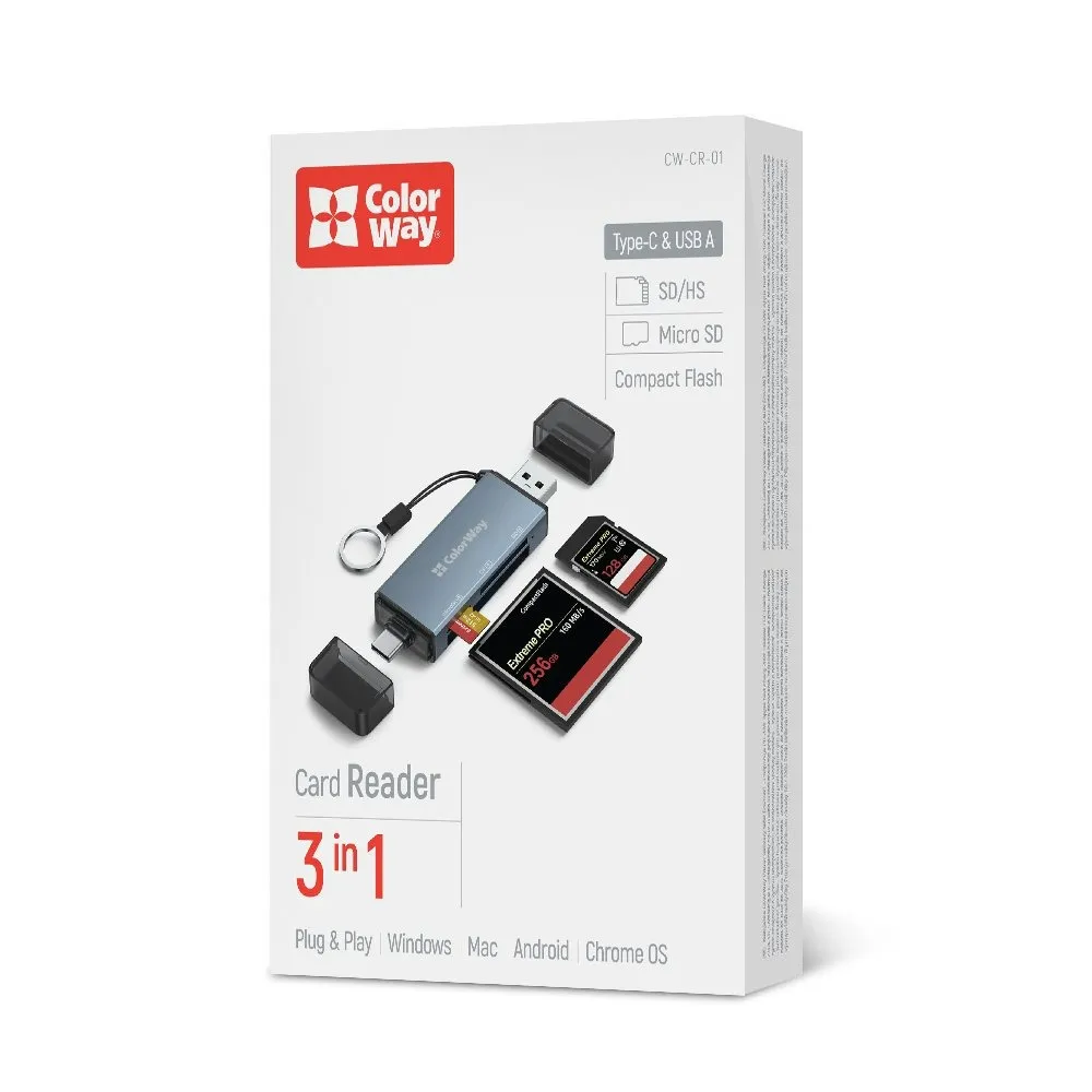 Картрідер ColorWay 3-в-1 Gray (CW-CR-01) - мініатюра 10
