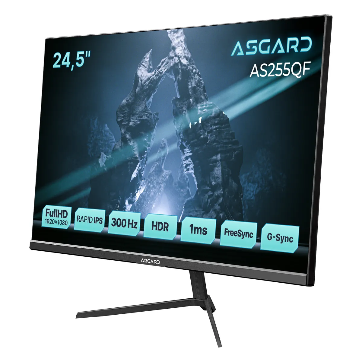 Монітор ASGARD Gaming 24.5" AS255QF IPS Black 300Hz - мініатюра 2
