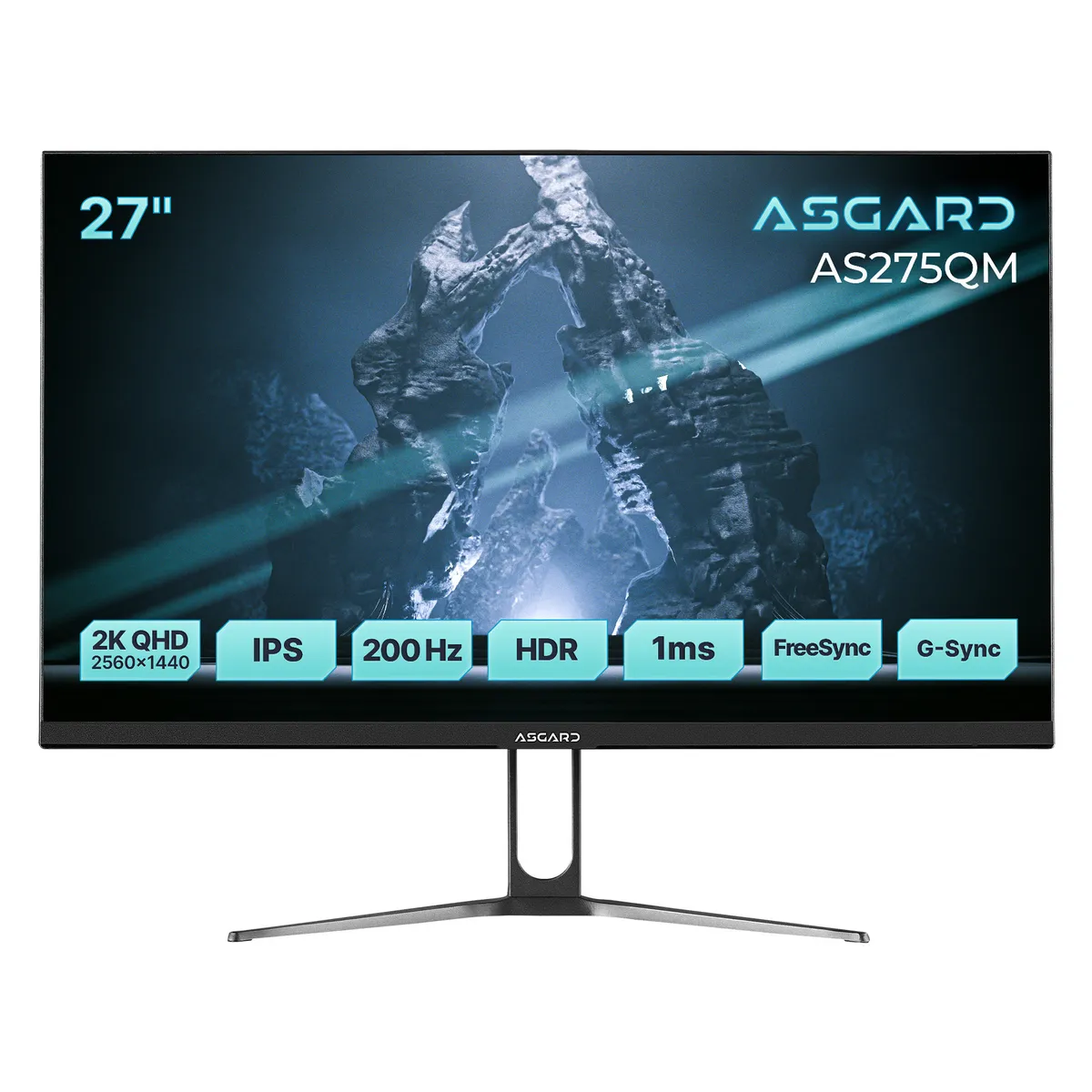 Монітор ASGARD Gaming 27" AS275QM IPS Black 200Hz - зображення 1