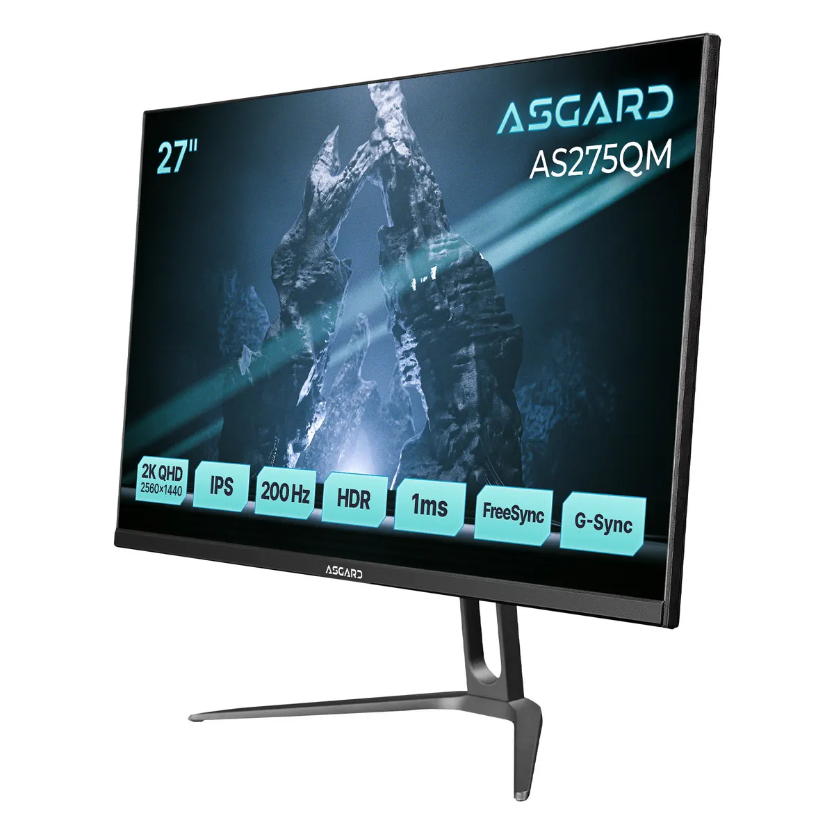 Монітор ASGARD Gaming 27" AS275QM IPS Black 200Hz - мініатюра 2