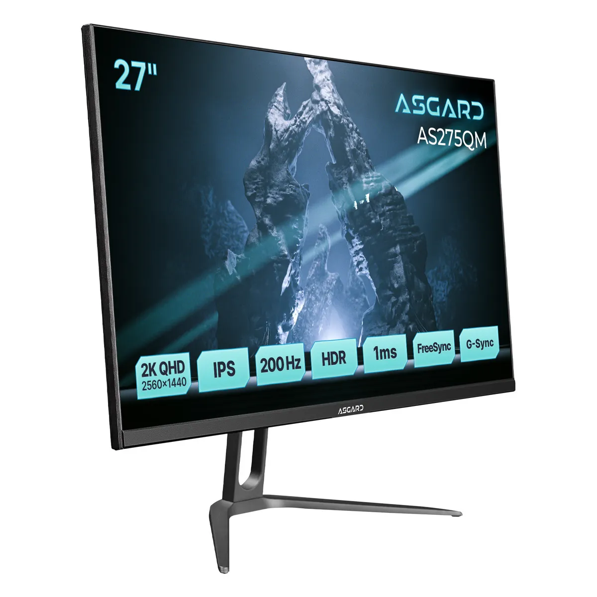 Монітор ASGARD Gaming 27" AS275QM IPS Black 200Hz - мініатюра 3