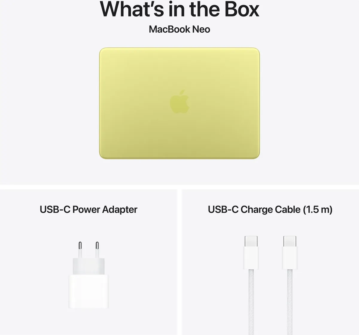 Ноутбук Apple MacBook Neo 13" A18 Pro 8/256GB 2026 (MHFD4UA/A) Citrus - мініатюра 9
