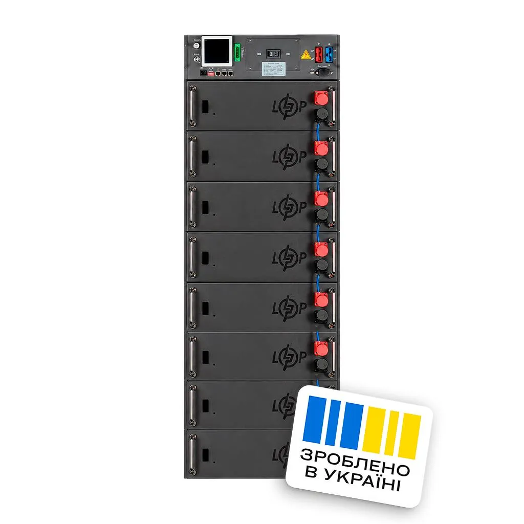 Акумулятор LP LiFePO4 Battery HVM 409,6V 100Ah (40960 Wh) BMS 125А AB black - зображення 1