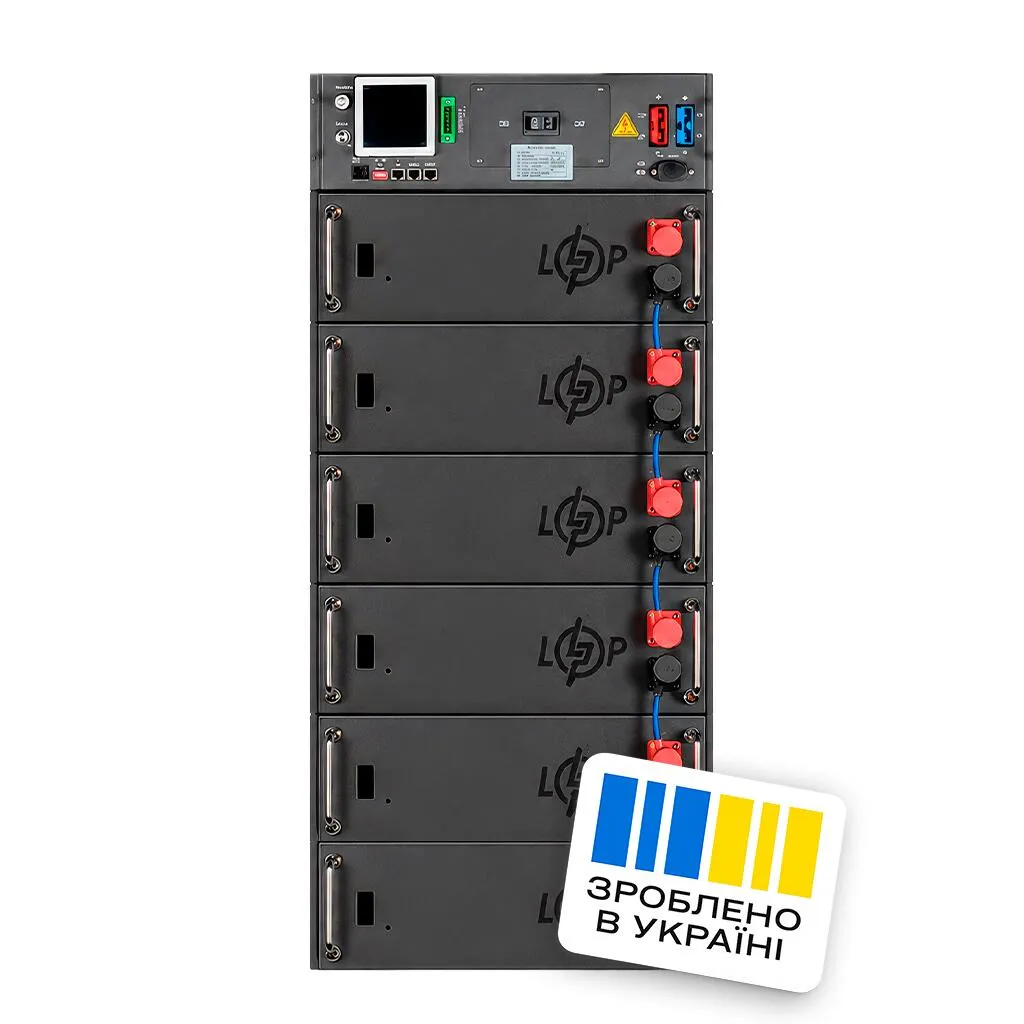 Акумулятор LP LiFePO4 Battery HVM 307,2V 100Ah (30720 Wh) BMS 125А AB black - зображення 1