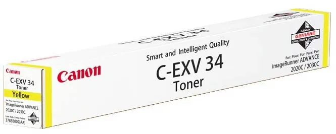 Тонер-картридж Canon C-EXV34 Yellow iRC2020/2030 3785B002AA - зображення 1
