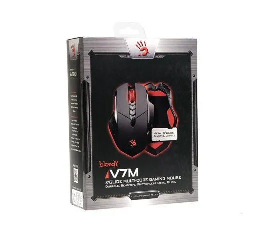 Мишка A4Tech V7M Bloody Black USB V-Track - мініатюра 2