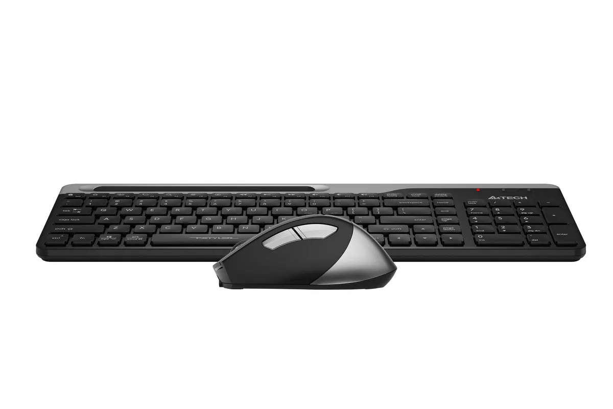 Комплект (клавіатура, миша) бездротовий A4Tech FB2535CS Smoky Grey - мініатюра 6