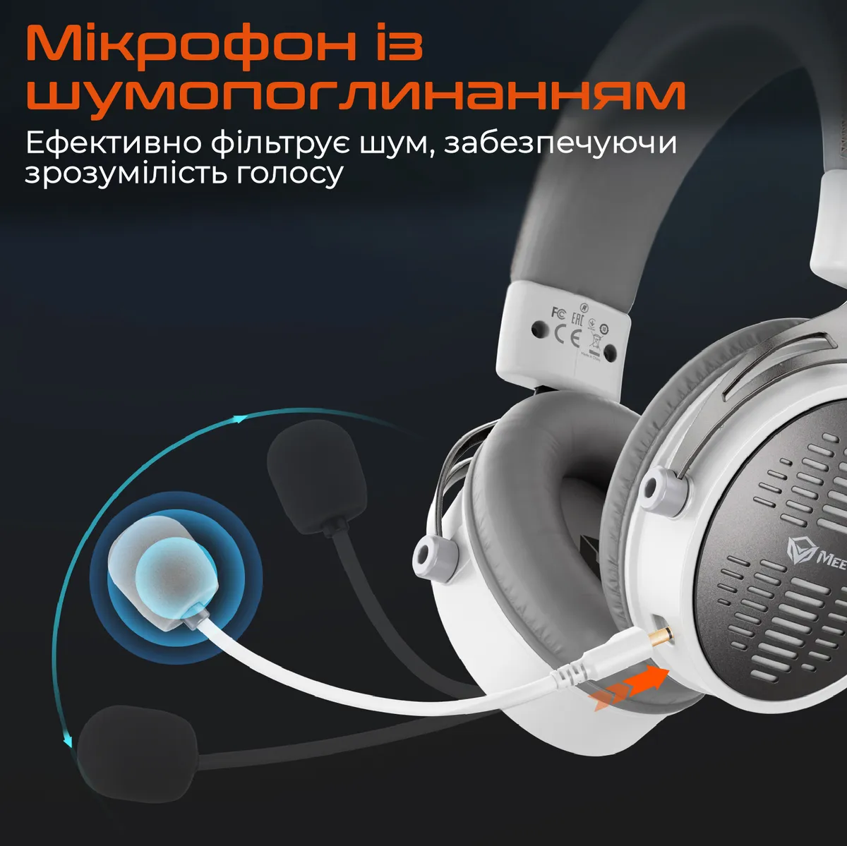 Bluetooth-гарнітура Meetion MT-BTH013-B - мініатюра 4