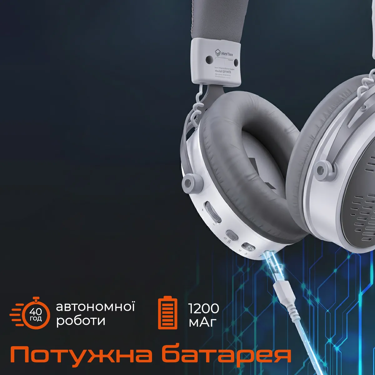 Bluetooth-гарнітура Meetion MT-BTH013-B - мініатюра 5