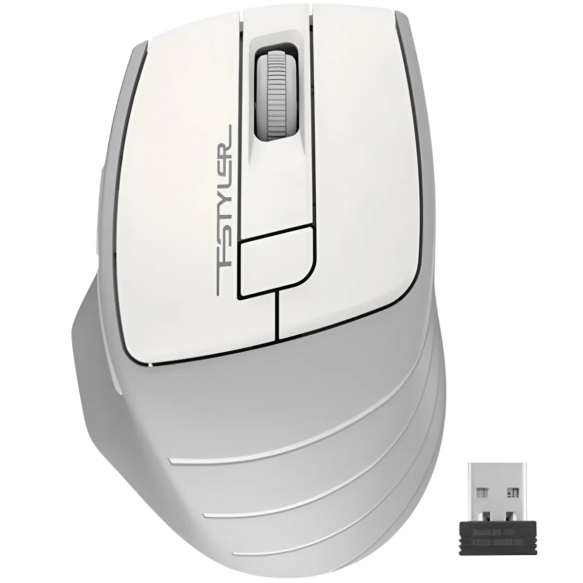 Миша бездротова A4Tech FG30 Grey/White - мініатюра 5