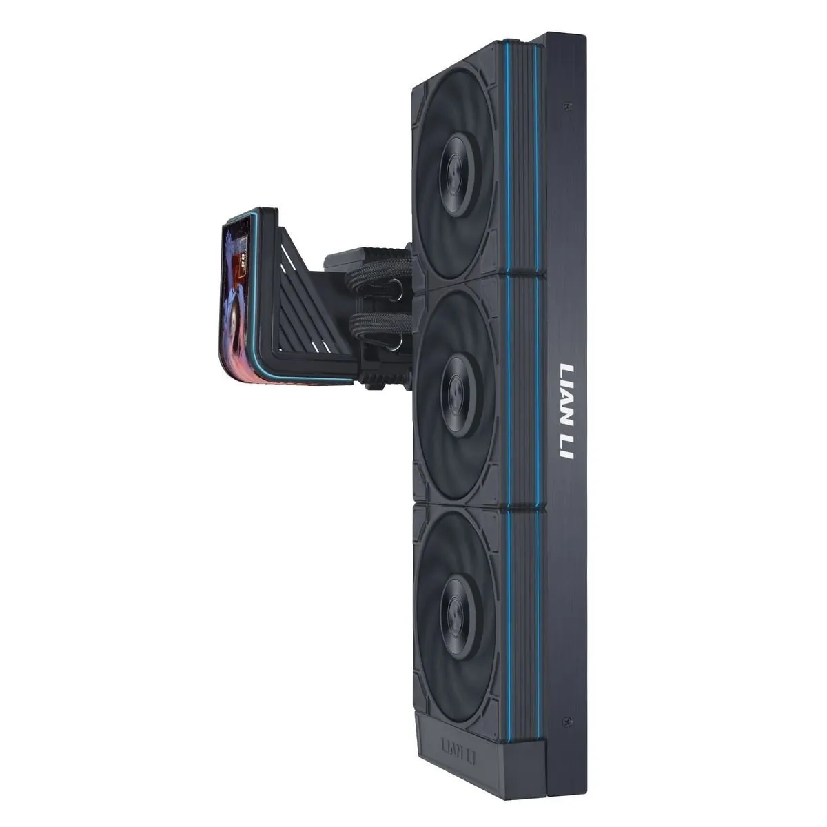 Система водяного охолодження Lian Li HydroShift II OLED Curved 360 P28 Black (G89.GHS2OLDC36PB.00) - зображення 1