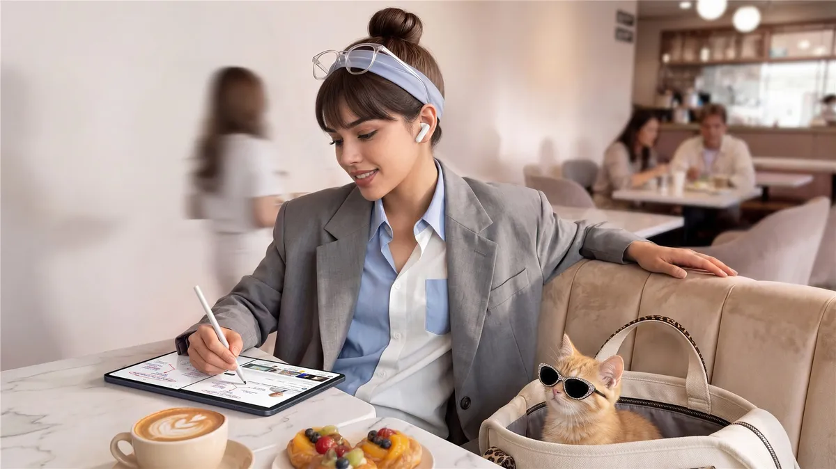 Bluetooth-гарнітура Oppo Enco Air5s Lunar White (ETEF1 White) - мініатюра 10