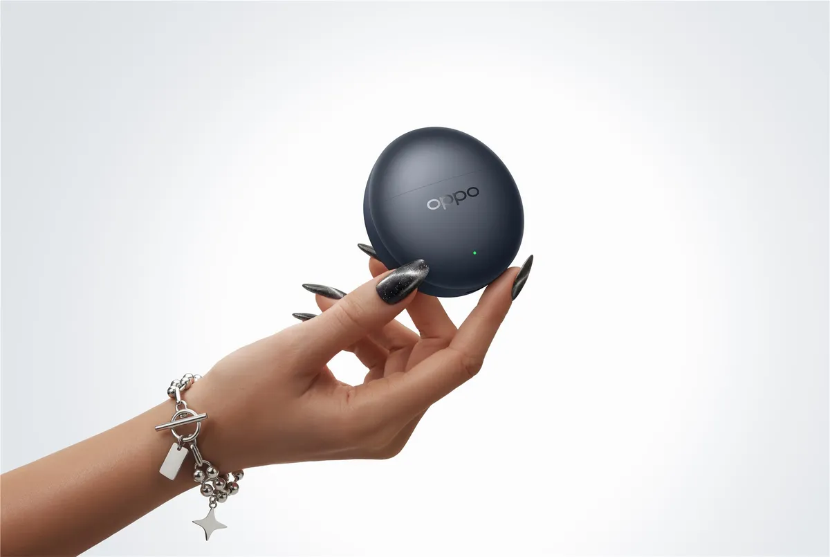 Bluetooth-гарнітура Oppo Enco Air5s Lunar White (ETEF1 White) - мініатюра 5