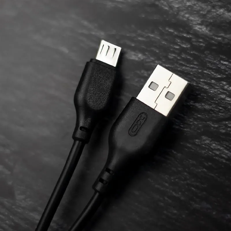 Кабель XO NB103 USB-microUSB (M/M), 2.1A 2м Black (6920680862788) - мініатюра 2
