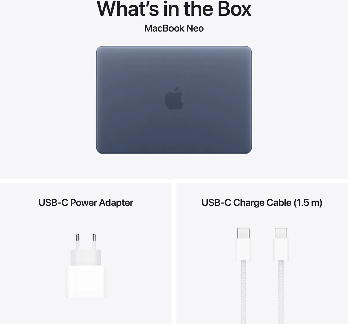 Ноутбук Apple MacBook Neo 13" A18 Pro 8/512GB 2026 (MHFG4UA/A) Indigo - мініатюра 3