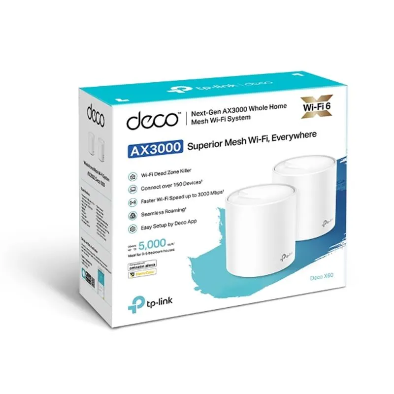 WiFi Mesh-система TP-Link Deco X60 (2-pack) - мініатюра 2