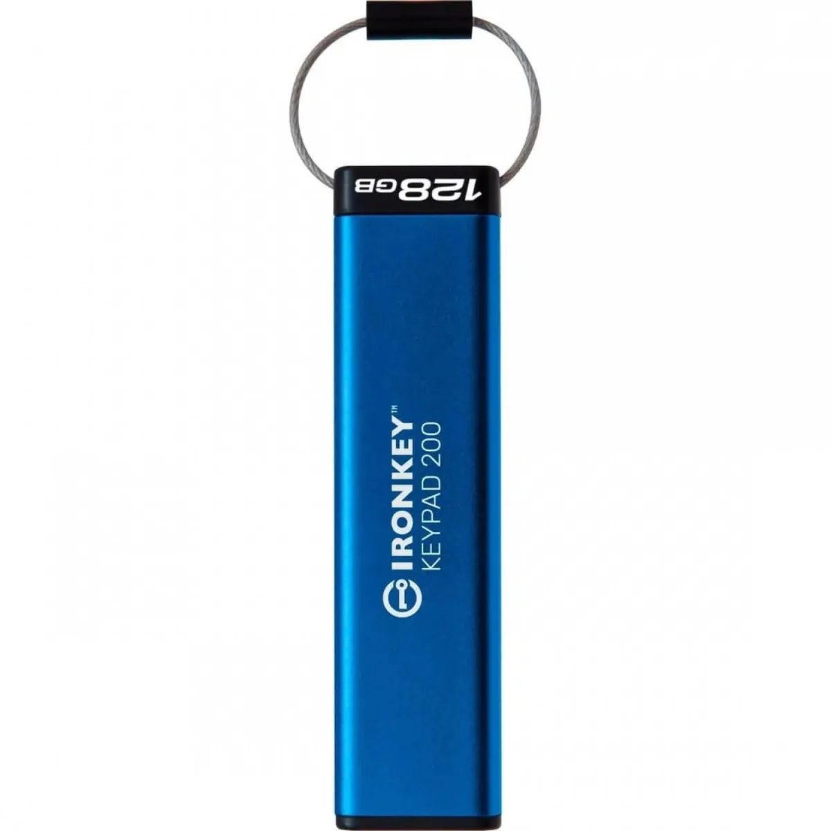 Флеш-накопичувач USB3.2 128GB Kingston IronKey Keypad 200 Type-C Blue (IKKP200C/128GB) - зображення 1