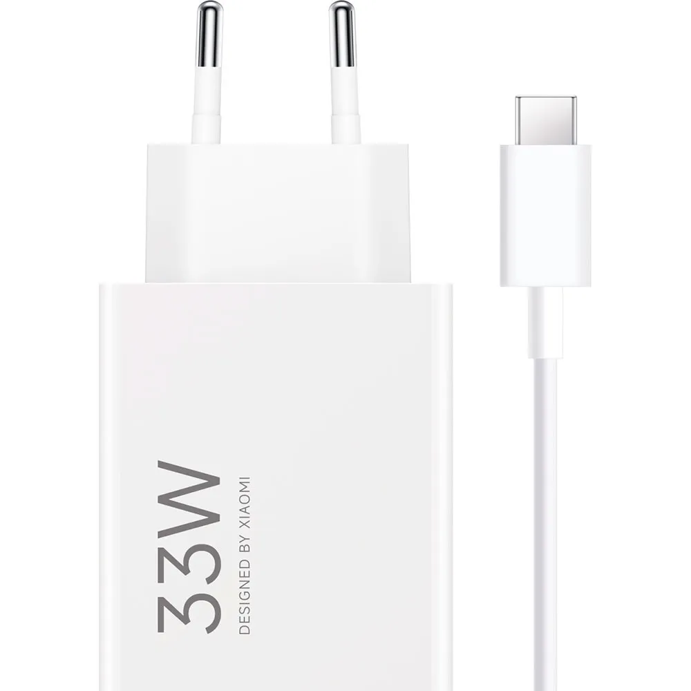 Зарядний пристрій Xiaomi 33W Charging Combo USB-A White (BHR9956EU) + кабель Type-C - зображення 1