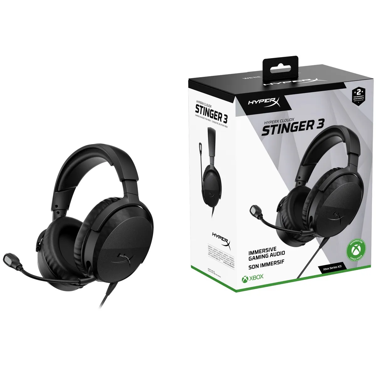 Гарнітура HyperX CloudX Stinger 3 Wired Black for Xbox (BS1T7AA) - мініатюра 14