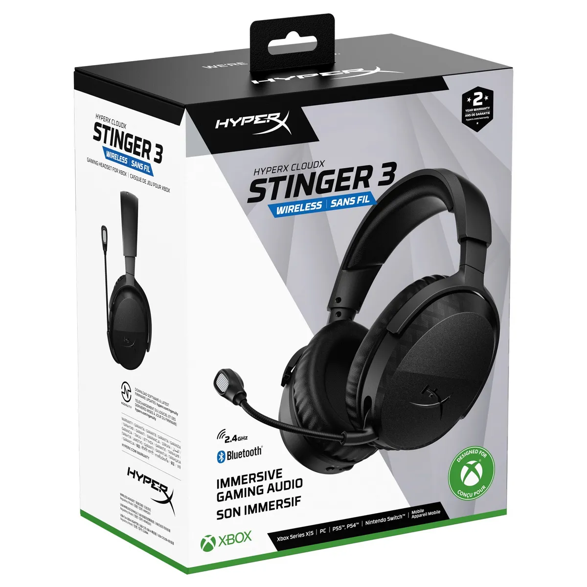 Гарнітура HyperX CloudX Stinger 3 Wireless Black for Xbox (BS1U0AA) - мініатюра 18