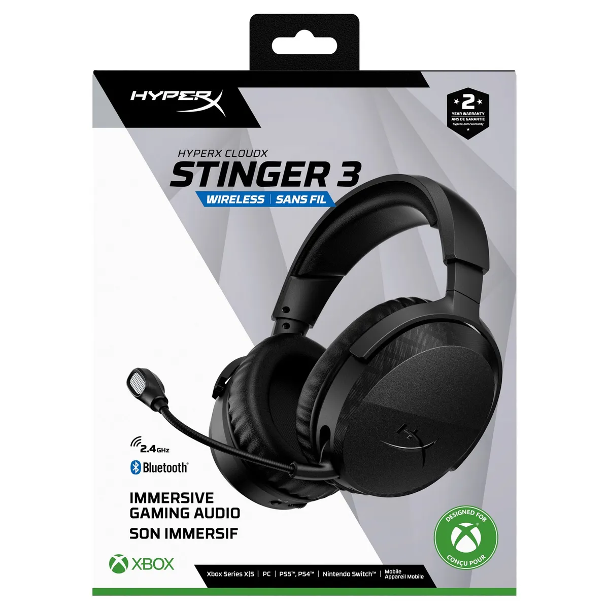 Гарнітура HyperX CloudX Stinger 3 Wireless Black for Xbox (BS1U0AA) - мініатюра 20